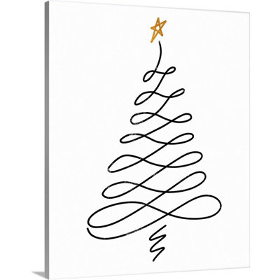 Arbre de Noël III - reproduction d'art sur toile