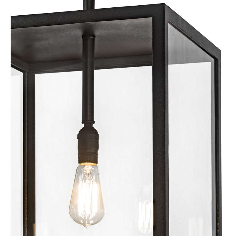 Luminaire suspendu carré 1 lumière