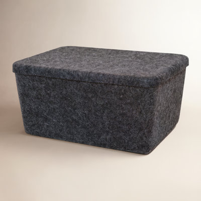 SortJoy Sculpted Felt Wool Storage Bin