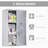 Kleankin Wall Mounted Medicine Cabinet, Locking Wall Cabinet With 3 Tier Shelves, Stainless Steel Frame And Glass Door, Lockable With 2 Keys, Silver
