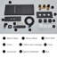 Thermostatic Concealed Bathroom Shower Set Rain Waterfall Head Mixer Tap Black