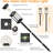 Matte Black Low Voltage Solar Powered Integrated LED Pathway Light Pack