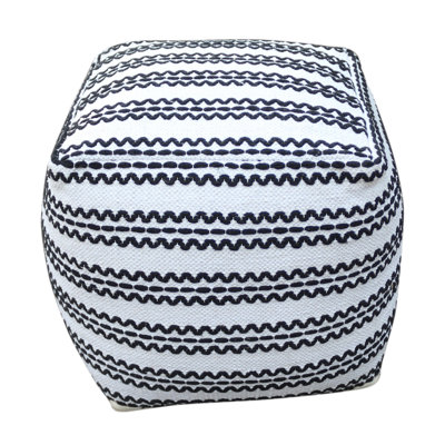 Lani Handcrafted Fabric Pouf