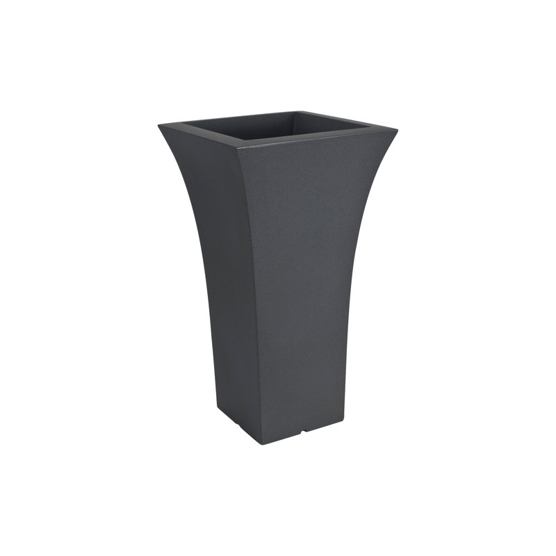 Lindemann Pot Planter, 90cm H x 49cm W x 49cm D, Anthracite