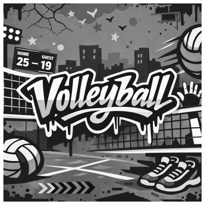 Graffiti Volleyball Scene Blankets