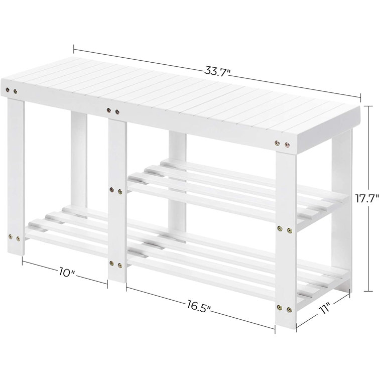 Latitude Run® Bamboo Can Rack Organizer, 3 Tier Stackable Can