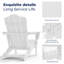 Chaise Adirondack pliante en plastique / résine Wolak-930395068