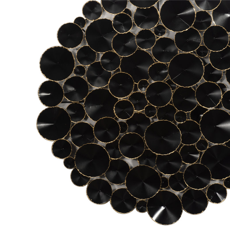 Handmade Glam Abstract Wall Decor on Metal