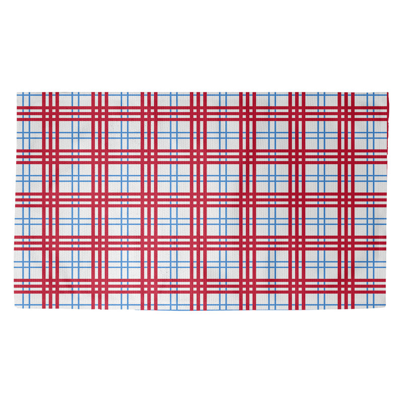 Plaid Indoor Rug, Rectangle 2' x 3'
