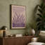Purple Grain Field Botanical - Wrapped Canvas-1953651219-1953651224