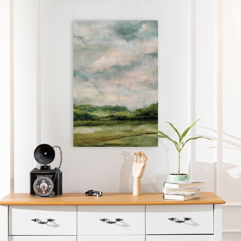 Empyrean - Arbres de paysage contemporains, art du ciel, H 24 po x l 16 po