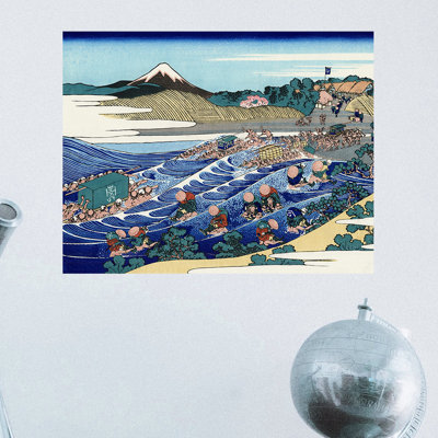 Adhésif décoratif « japanese river crossing », art amovible