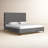 Elmfield Upholstered Metal Standard Bed-87948043