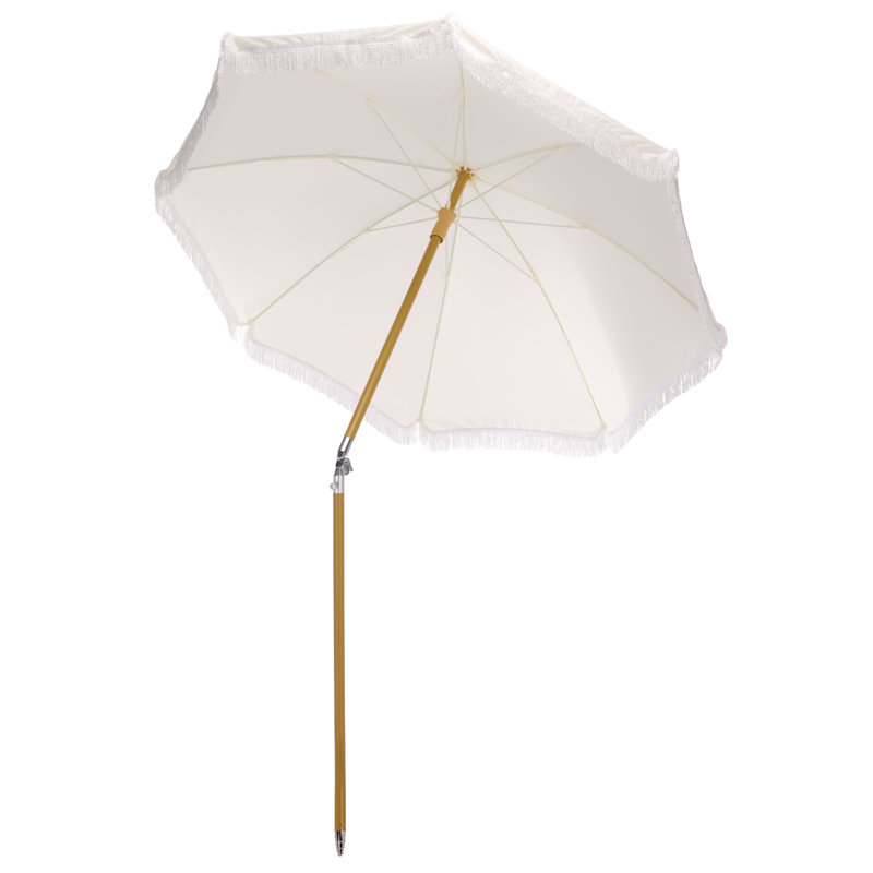 Parasol de plage 6,5 pi Valencia, Ivoire ivoire