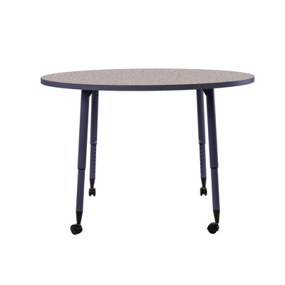 Adapte 60 Round Thermofused Activity Table with Adjustable Tapered Legs