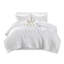 Édredon 4 pièces pour grand / double cœur en métal, 2 taies décoratives, 1 coussin, ULM ultra doux et lavable à la machine