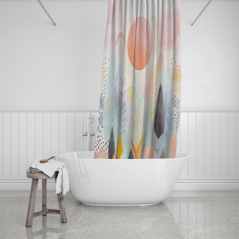 Maripier Shower Curtain, 93" H x 70" W