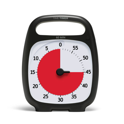 Time Timer PLUS, 60 Minute Timer, Charcoal