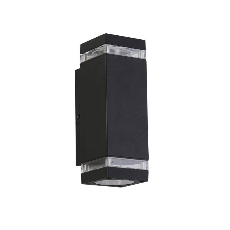 Rithvin 23.5cm H Outdoor Sconce, Black