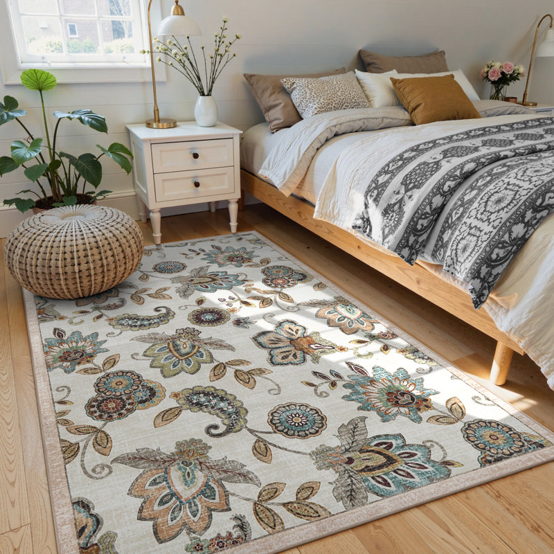 Fedirko Machine Washable Butterfly Insect Carpet - A Multi functional Decorative Rug Suitable for Living Room and Bedroom
