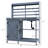 Gray Potting Bench With Tap And Shelf, Wood - Functional For Gardening In Backyard, Patio, Lawn Sink Ideal Cleaning Pots