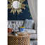 Bol décoratif central bleu et blanc 10,5 x 10,5 x 5,7 po Ren