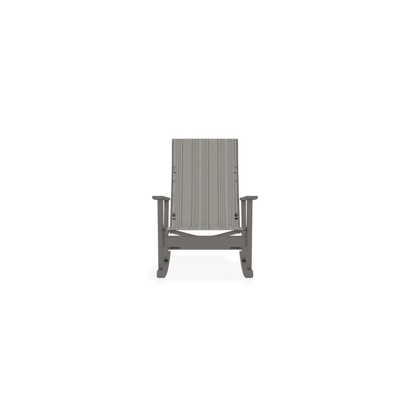 Fauteuil berçant Wexler, Gris chaleureux, Port