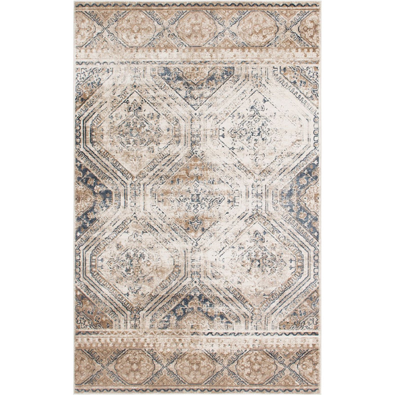 Widener Ikat Indoor Rug, Rectangle 6' x 9'