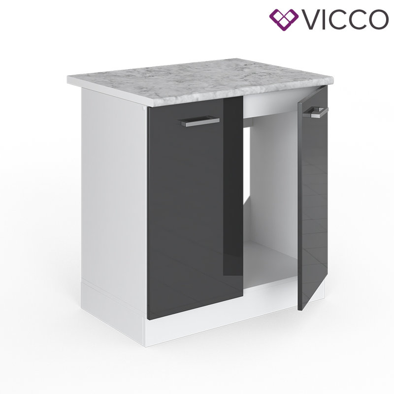 Meral Matte Sink Unit, Anthracite