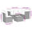 Vidaxl Garden Sofa Set Black