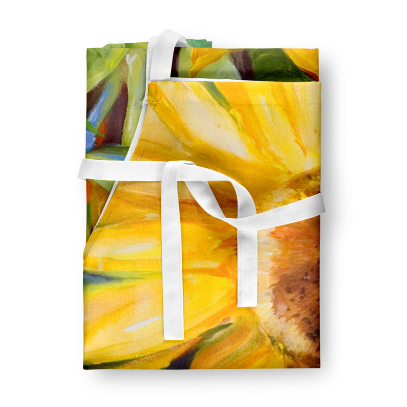 Tablier de tournesols