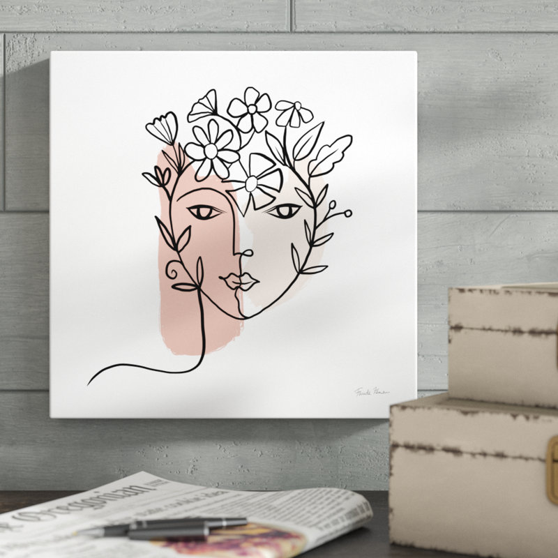 Face Of Spring I by Farida Zaman - No Frame Painting on Canvas, 30cm H x 30cm W x 3.8cm D