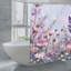 Rideaux de douche lavande et rose, 71 po x 71 po