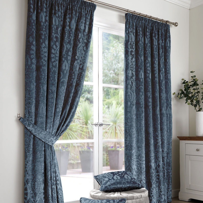 Trinity Semi Sheer Curtain Pair, Width 168 x Drop 183 cm