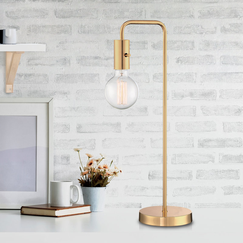 Lampe de bureau 22,25 po, Or