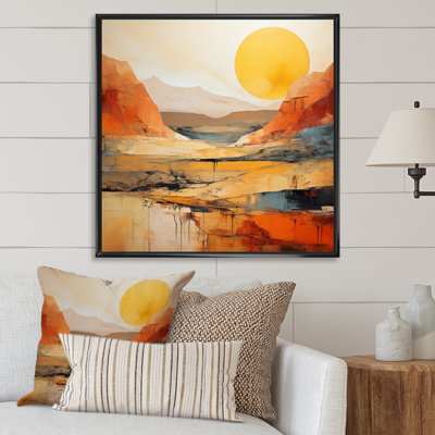 «Bold Landscape Canyon Desert VII», art sur toile Canyon