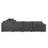 Upholstered L-Shaped Sectional Reversible