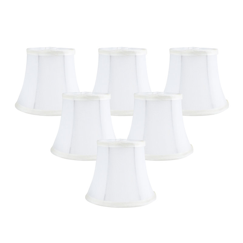 Abat-jour lustre Everly Quinn, Blanc cassé, H 4 po x l 6 po x P 5 po