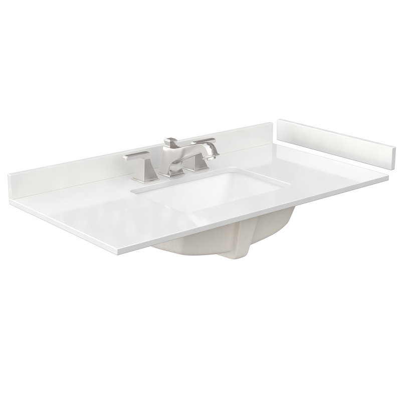 Elan 42'' W Vanity, Tan, 8" Center, Matte Black