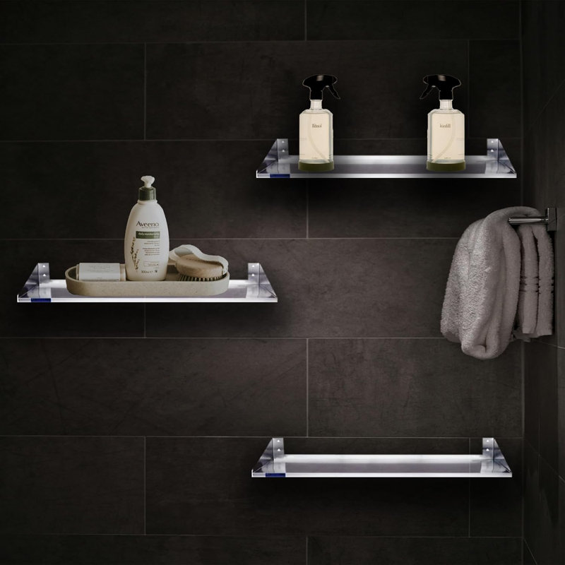 Tablette murale avec gardes latérales en acier inoxydable l 30 po x P 18 po Express KitchQuip, certifiée NSF
