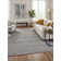 Mantra Chevron Area Rug in Gray