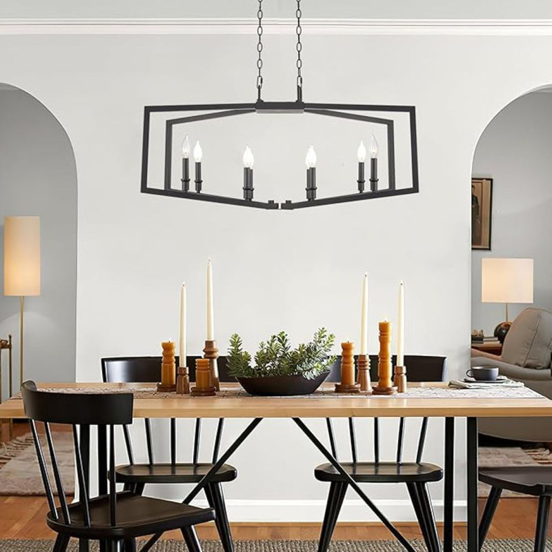 Éclairage pour îlot de cuisine moderne avec 37 lumières à 8 lumières 37 po