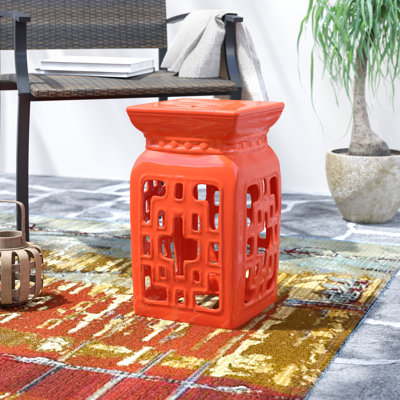 Amedee Ceramic Garden Stool by World Menagerie
