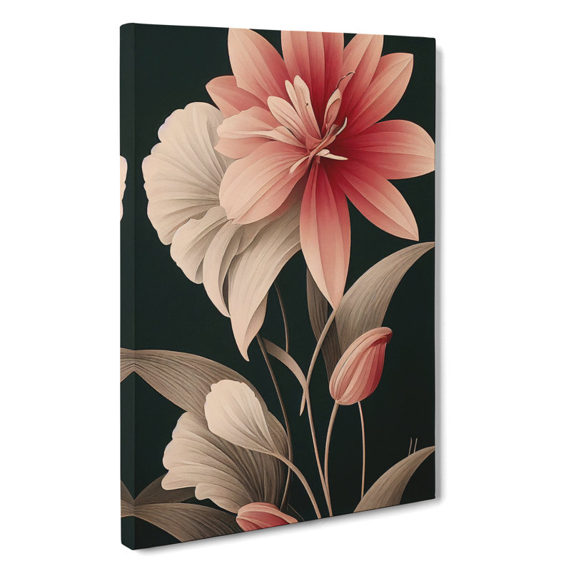 Astounding Flower - Wrapped Canvas Print, 50cm H x 35cm W x 3cm D