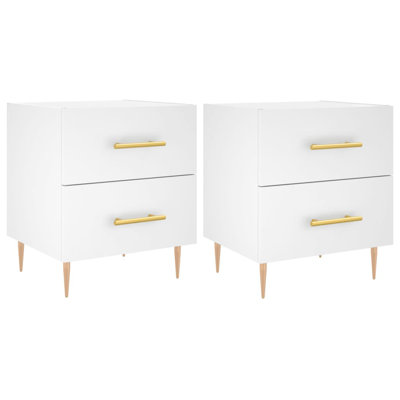 40 cm W Iron Bedside Table