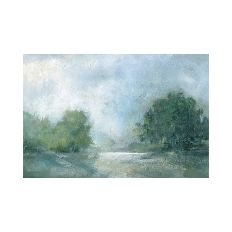 Summer Afternoon by Carol Robinson - Painting on Canvas, Wrapped Canvas, 20.32 cm H x 30.48 cm W