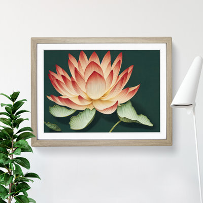 Showstopping Lotus Flower - Framed Print
