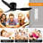 Flush Mount Ceiling Fan Without Light-1703648117
