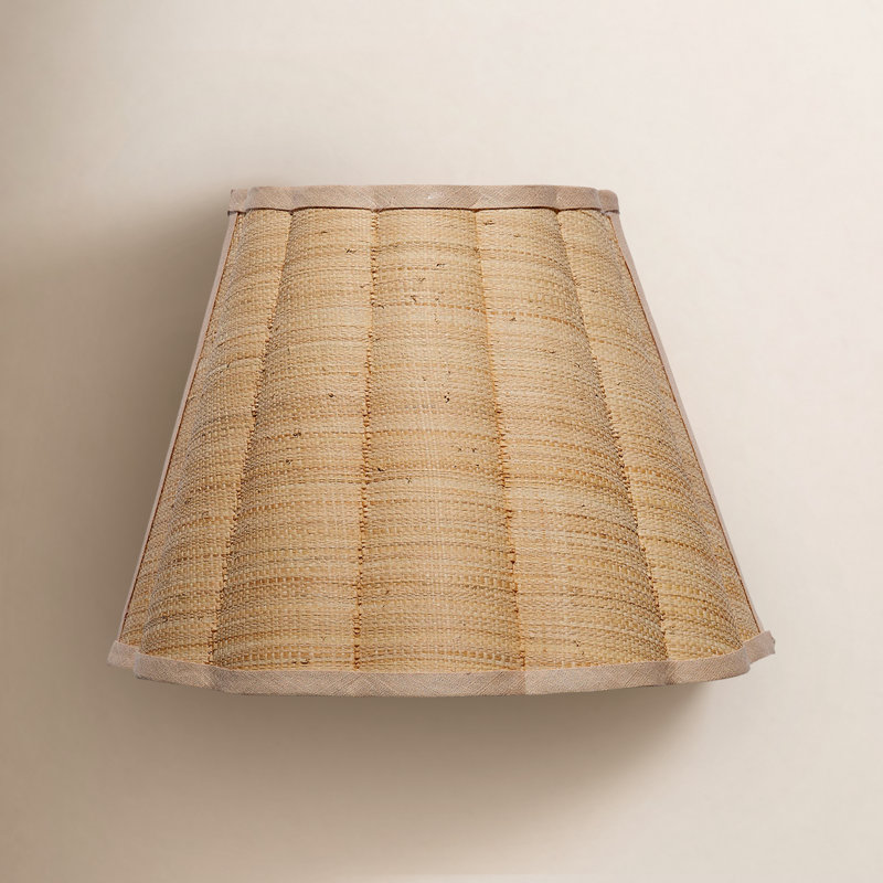 Courtney 1-Light Wall Sconce, Raffia