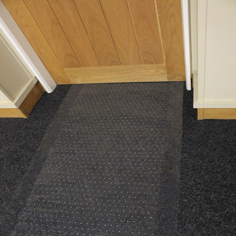 Calder Heavy Duty Clear Plastic Carpet Protector, Rectangle 68 x 762cm